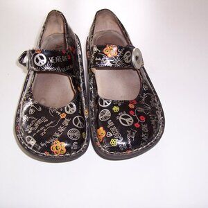 Allegria Paloma PAL-311 Peace & Love Mary Jane Size 7 Leather